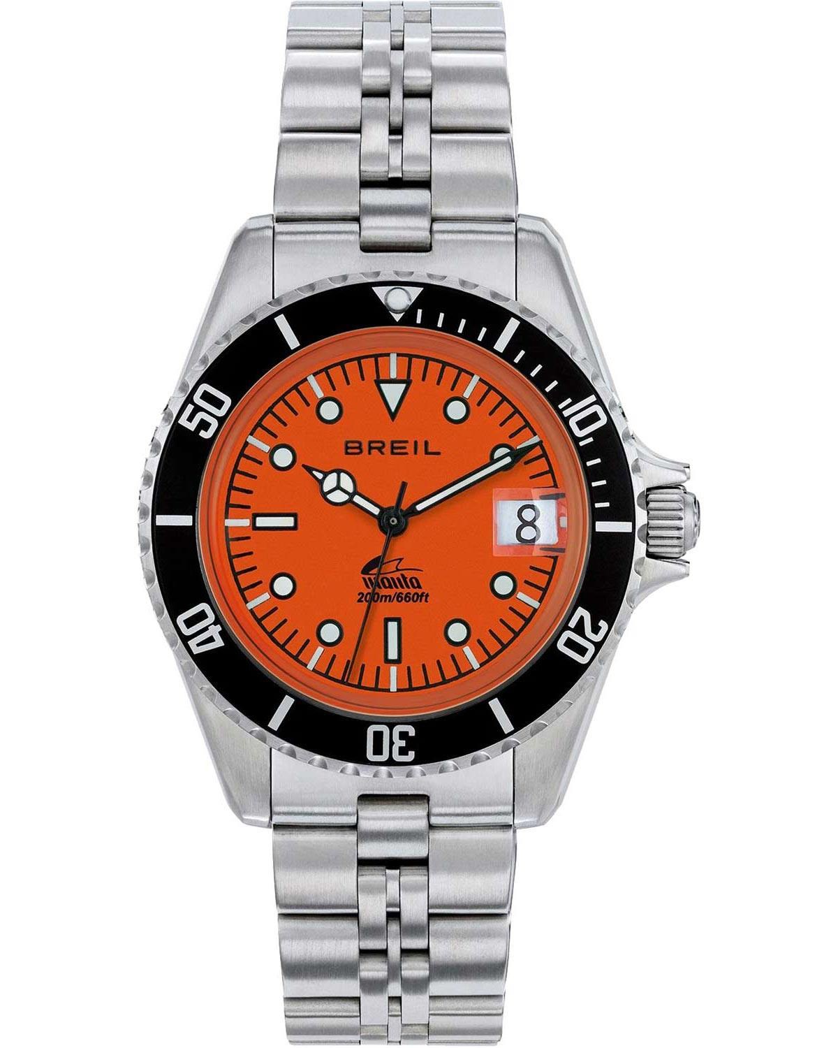 Ρολόι BREIL Manta Heritage Divers Silver Stainless Steel Bracelet