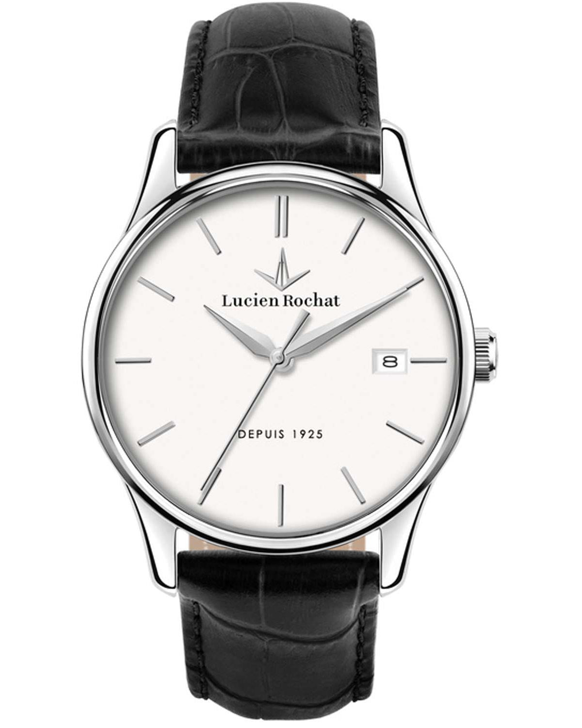Ρολόι LUCIEN ROCHAT Montreux Black Leather Strap