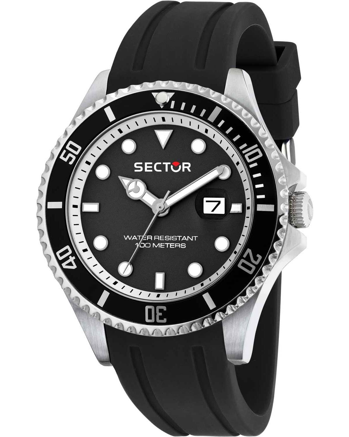 Ρολόι SECTOR 230 Black Silicone Strap