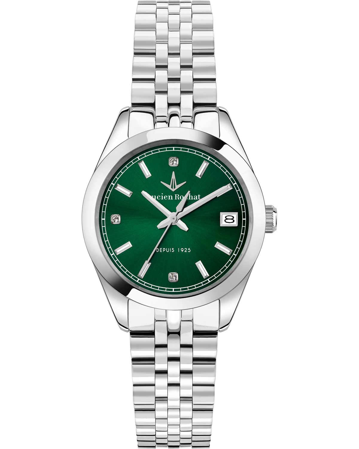 Ρολόι LUCIEN ROCHAT Madame Diamonds Silver Stainless Steel Bracelet