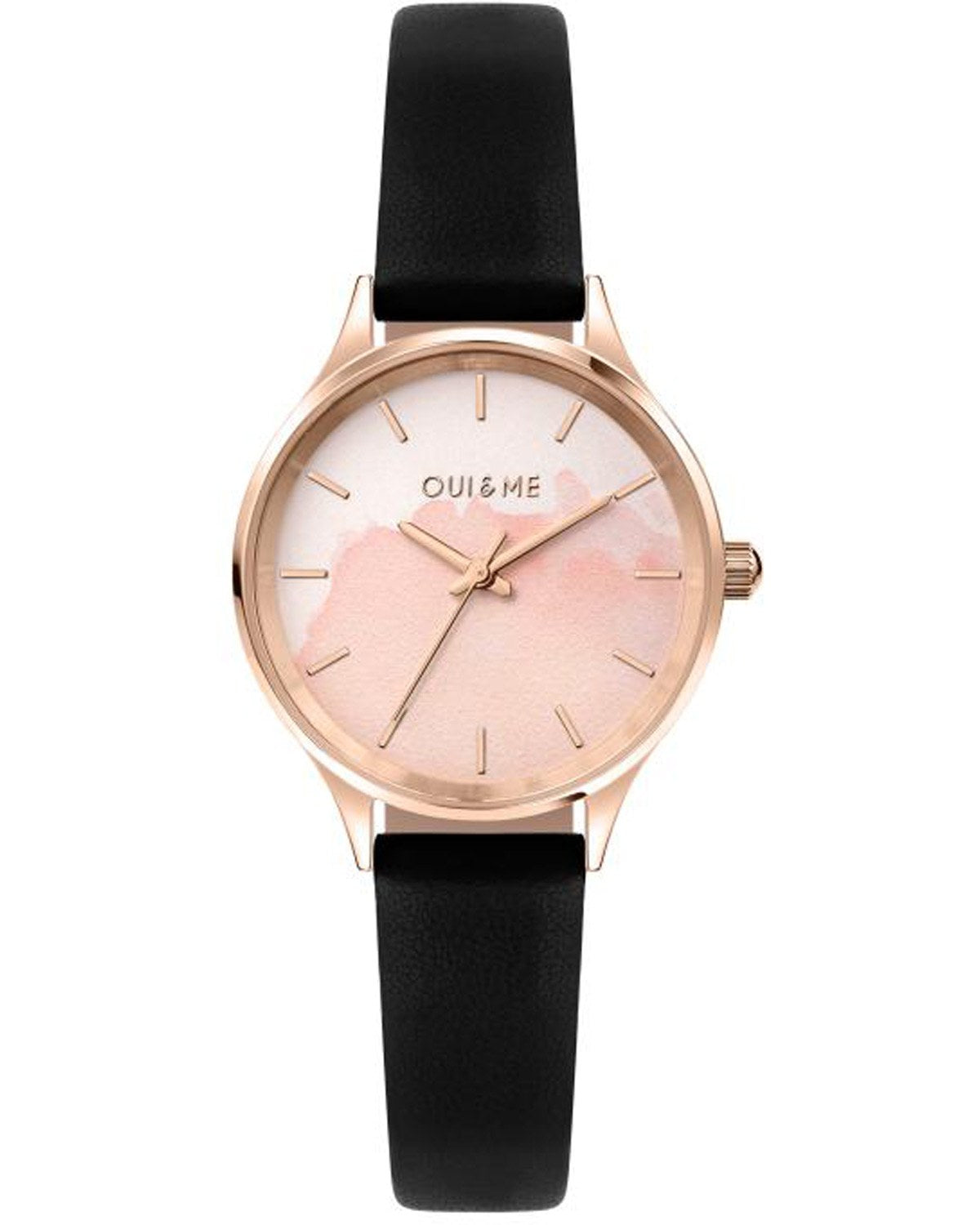 Ρολόι OUI&ME Bichette Black Leather Strap