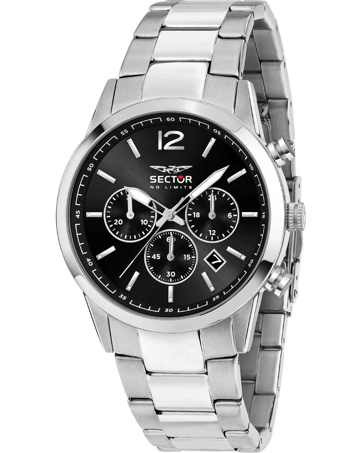 Ρολόι SECTOR 660 Chronograph Silver Stainless Steel Bracelet