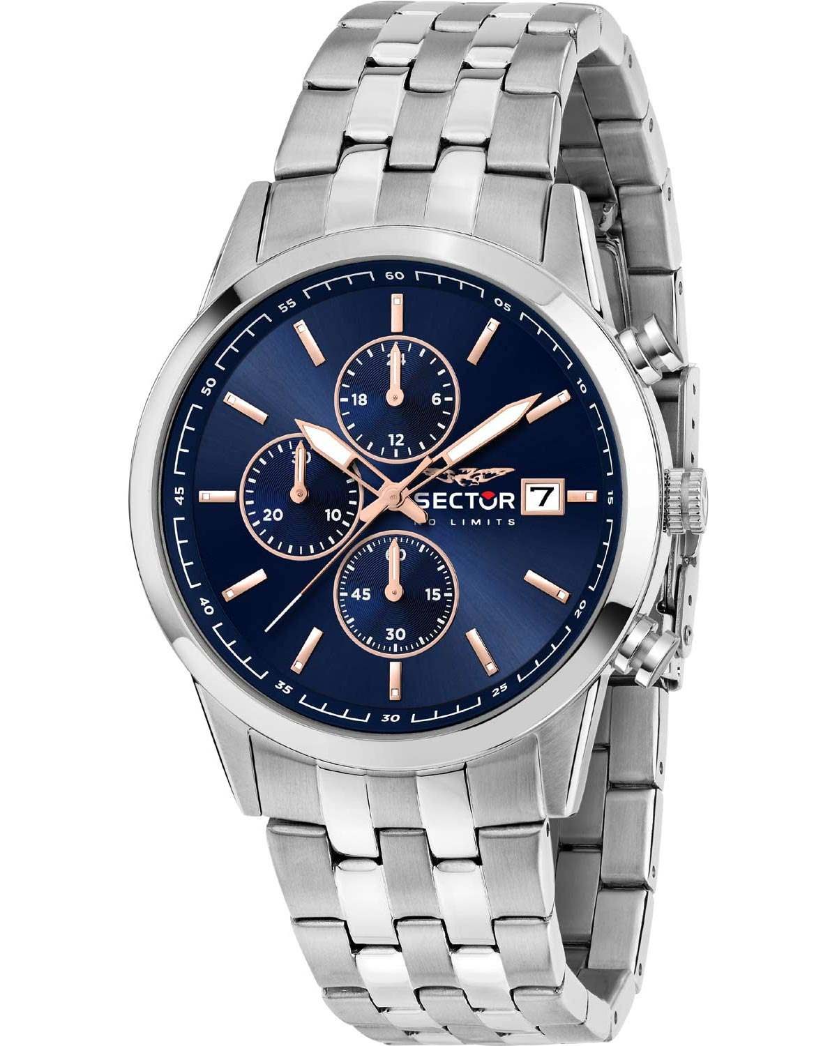 Ρολόι SECTOR 660 Chronograph Silver Stainless Steel Bracelet