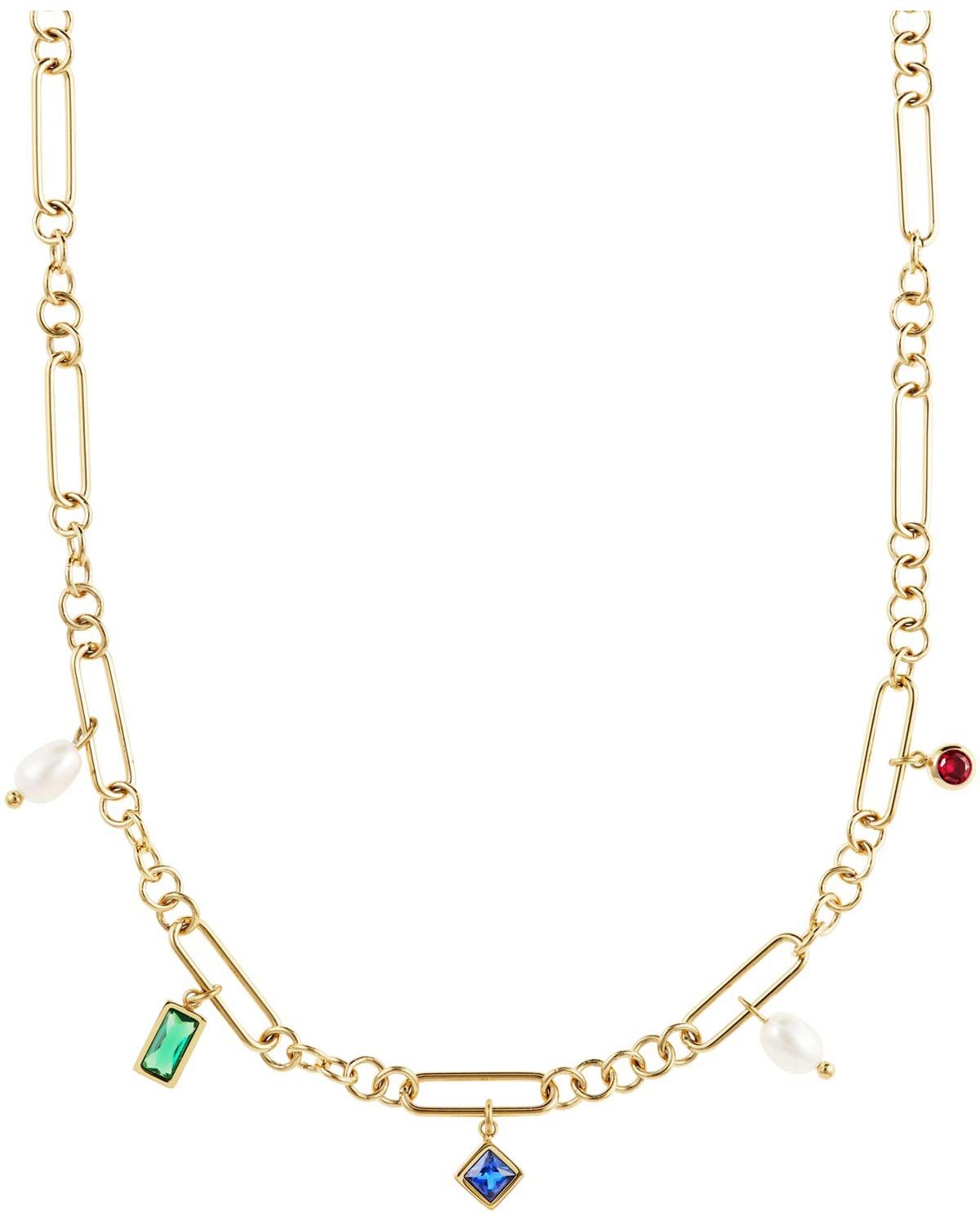 Κολιέ ESPRIT Shapes από επιχρυσωμένο (18Κ) ανοξείδωτο ατσάλι με ζιργκόν