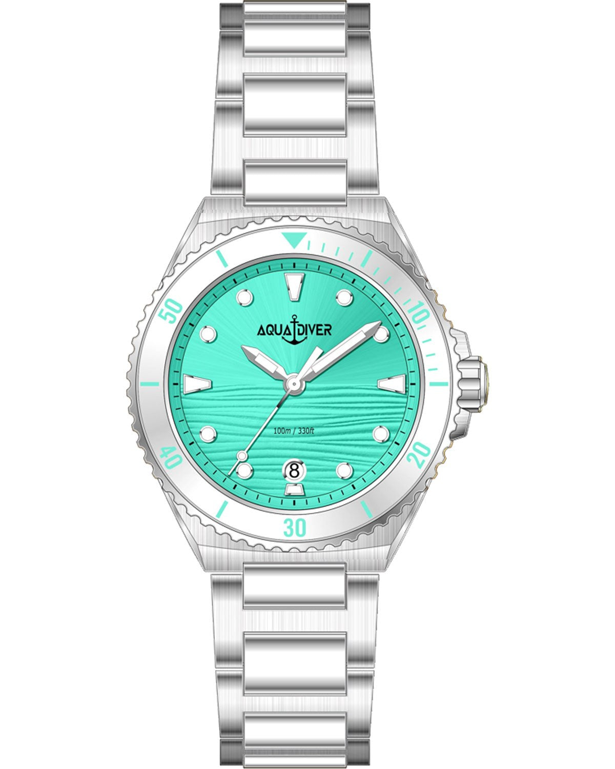 Ρολόι AQUADIVER Oceana Silver Stainless Steel Bracelet