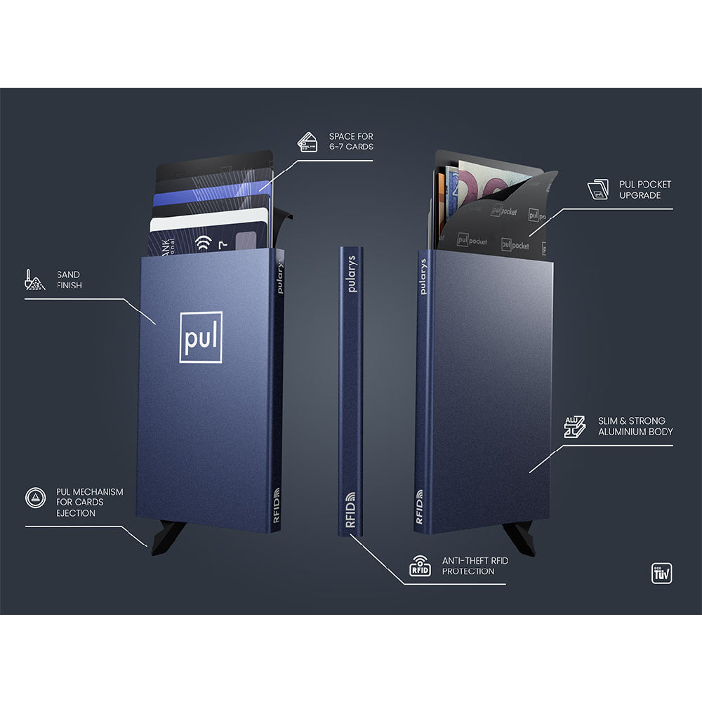 Pularys Zen Navy Blue Rfid 174310804
