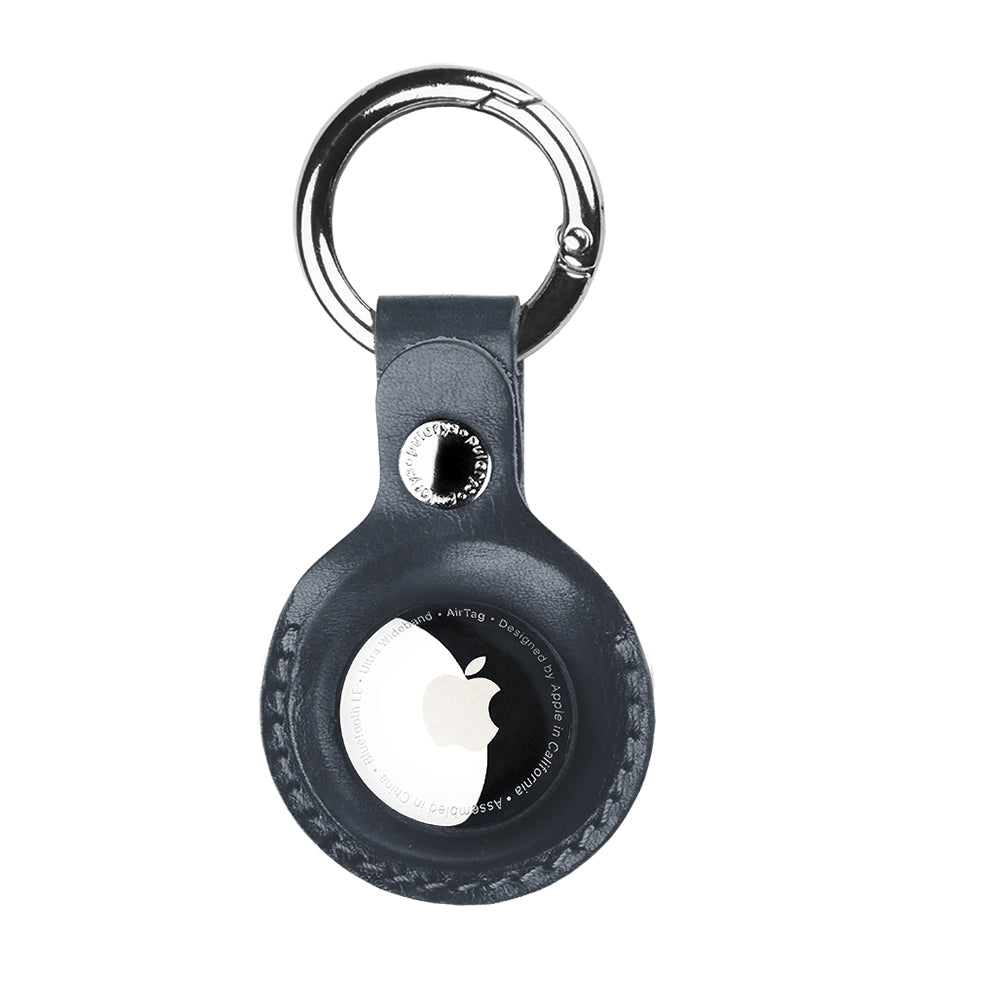 Pularys Keyring Nomad Leather Navy Blue