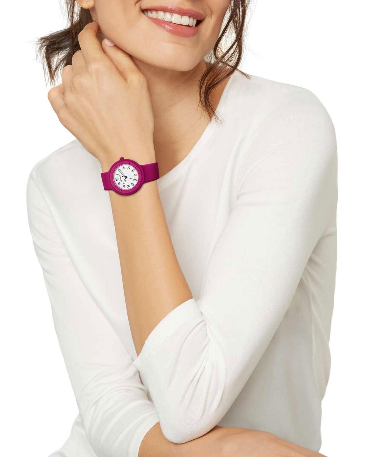 Ρολόι HIP HOP Hero.DOT Pink Flamengo Fuchsia Silicone Strap