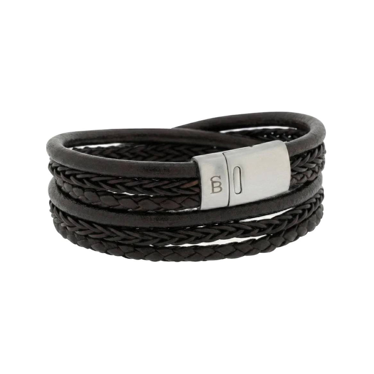 Steel & Barnett Βραχιόλι Leather Bracelet Bonacci LBB003