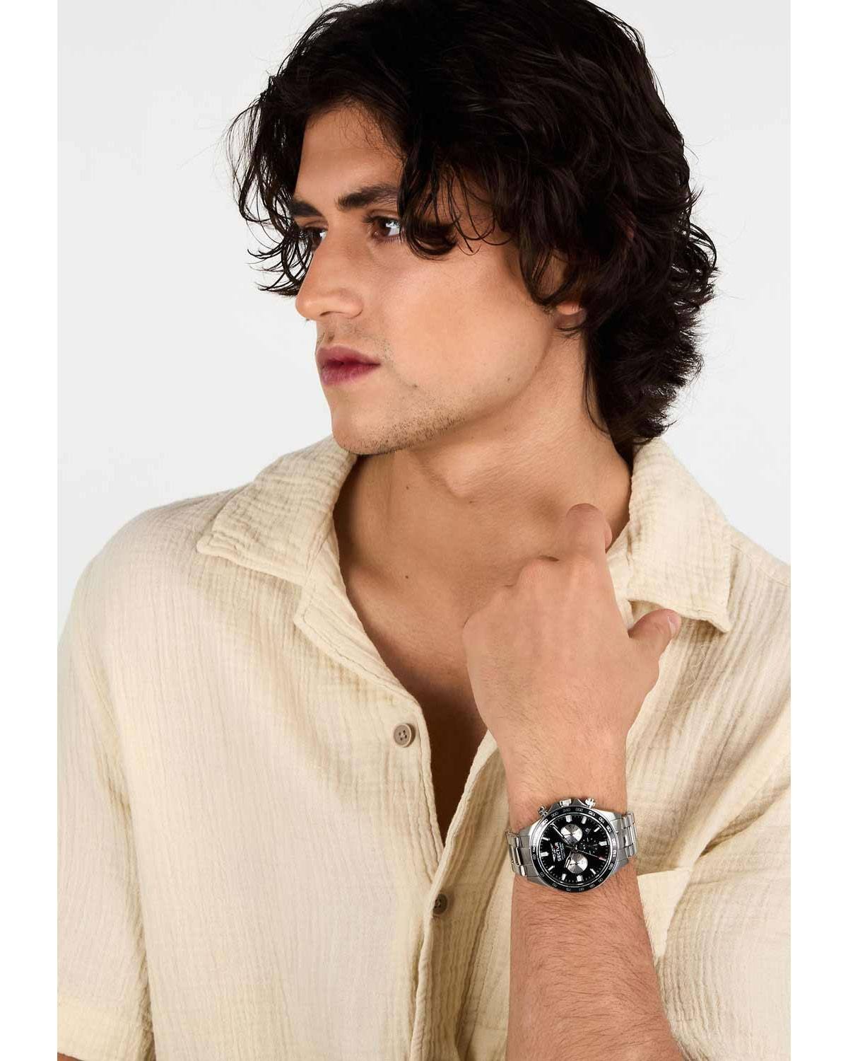 Ρολόι SECTOR 230 Chronograph Silver Stainless Steel Bracelet