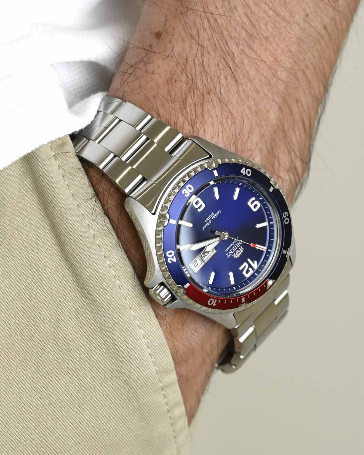Ρολόι ORIENT Sports Vintage Diver Automatic Silver Stainless Steel Bracelet