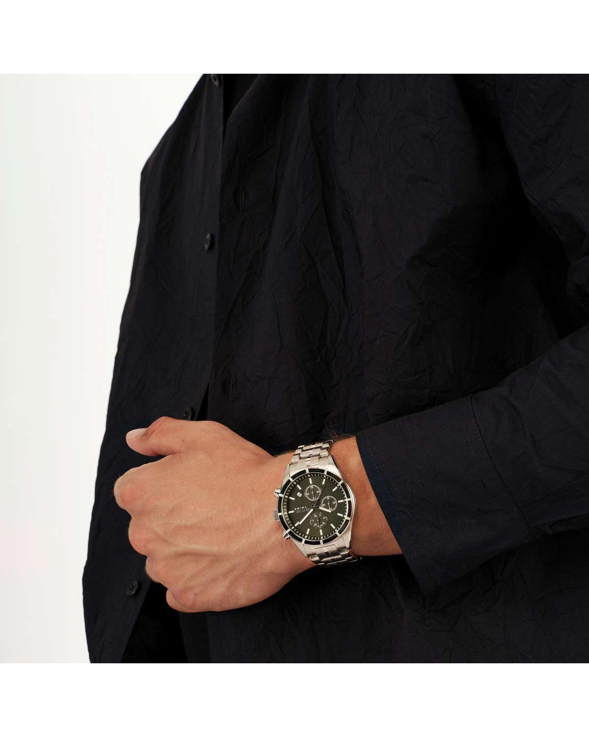 Ρολόι BREIL Tribe Captain Chronograph Silver Stainless Steel Bracelet