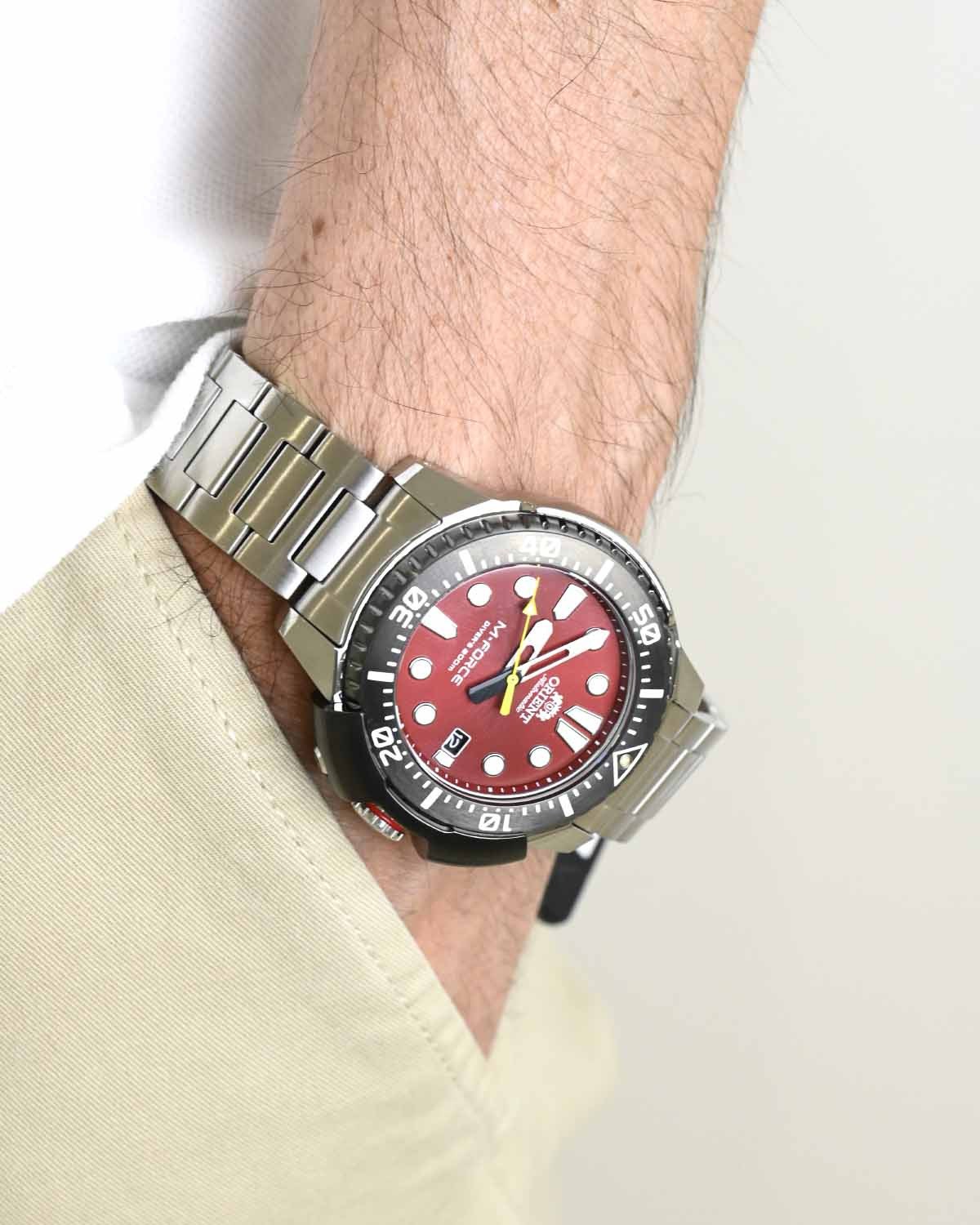 Ρολόι ORIENT Sports M-Force Diver Automatic Silver Stainless Steel Bracelet