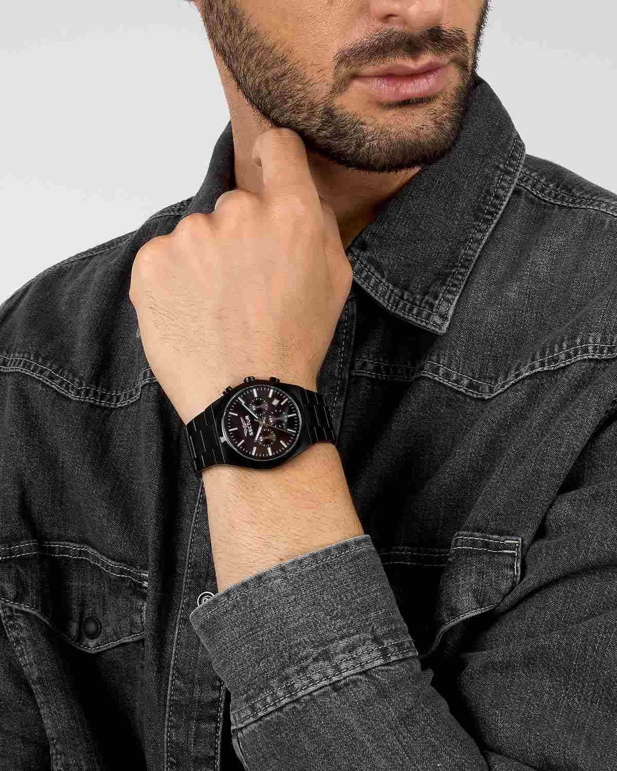 Ρολόι SECTOR C300 Chronograph Black Stainless Steel Bracelet