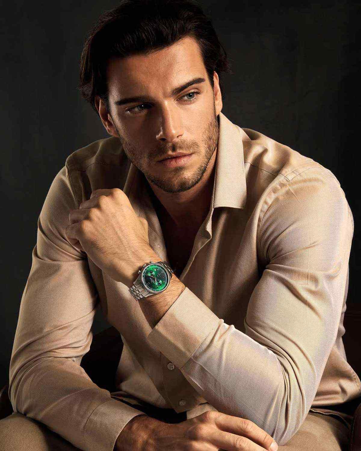 Ρολόι LUCIEN ROCHAT Montreux Chronograph Silver Stainless Steel Bracelet