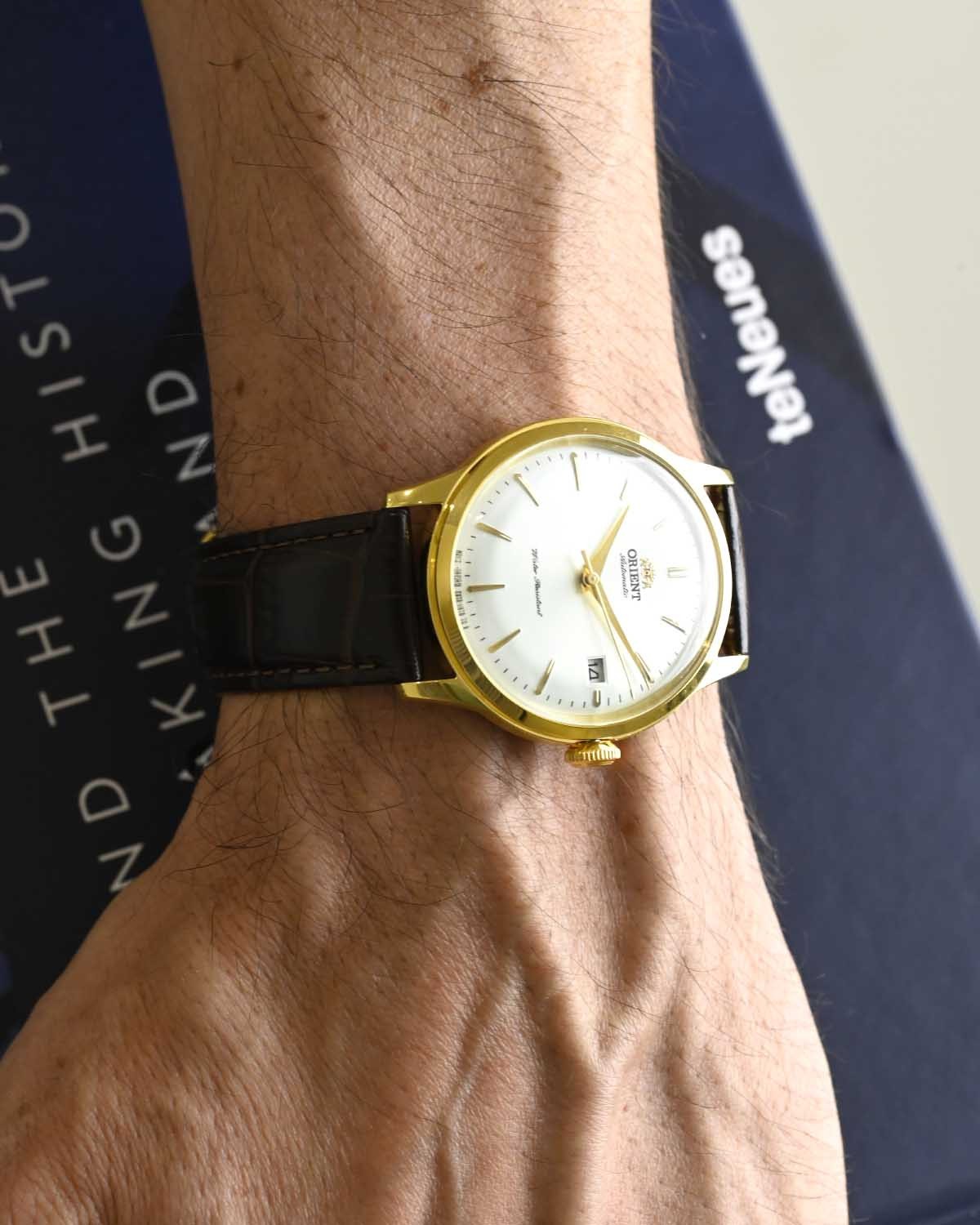 Ρολόι ORIENT Classic Bambino Automatic Brown Leather Strap