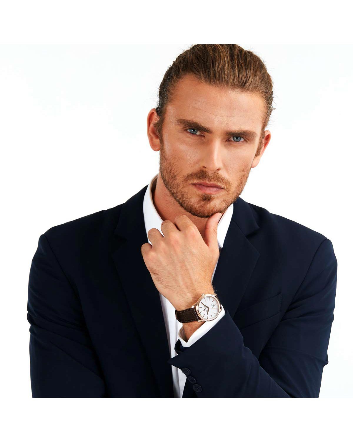 Ρολόι LUCIEN ROCHAT Iconic Brown Leather Strap
