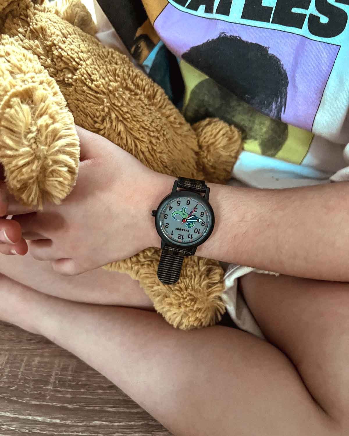 Παιδικό ρολόι BALLOON Boys Dinosaur T-REX Two Tone Fabric Strap