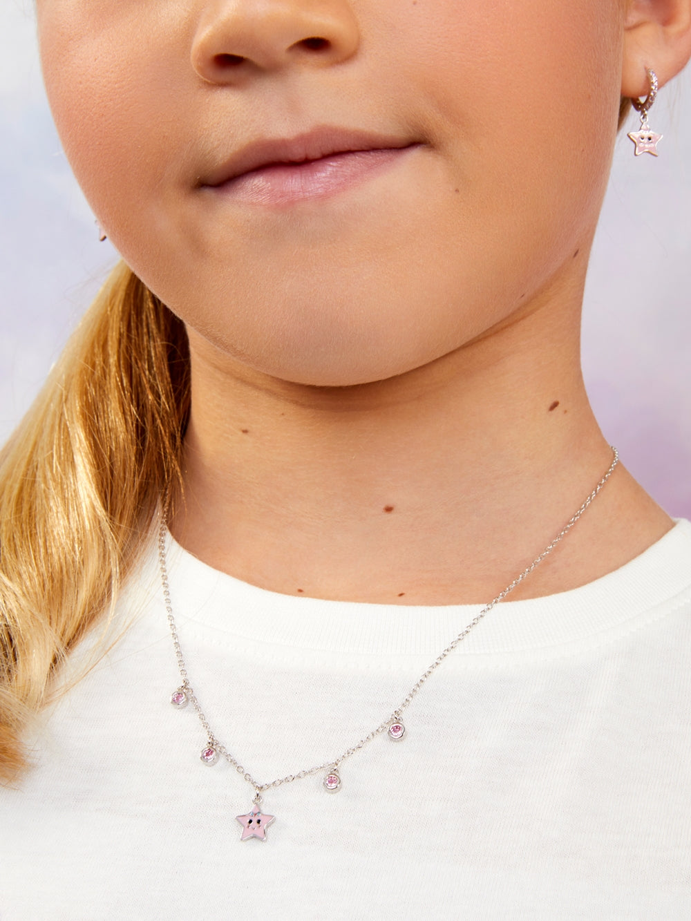 Ασημένιο Κολιέ Marea Silver Girls D03607-AQ