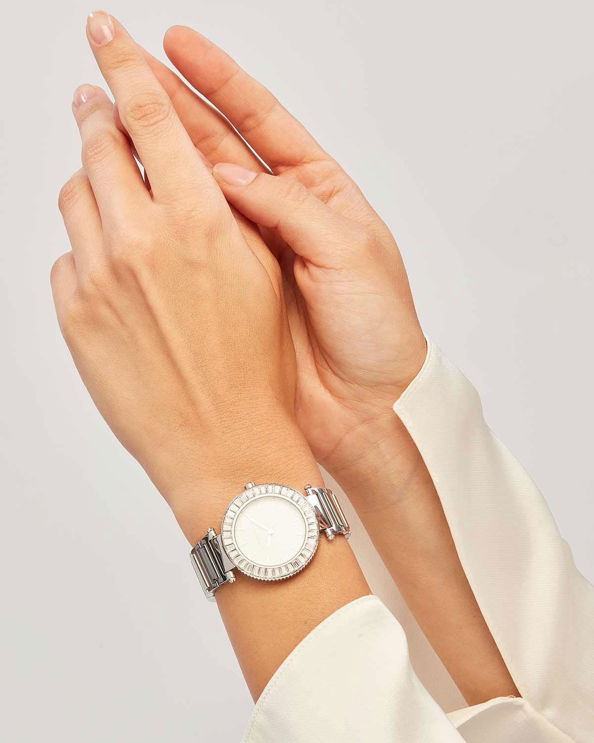 Ρολόι BREIL Pivot Crystals Silver Stainless Steel Bracelet