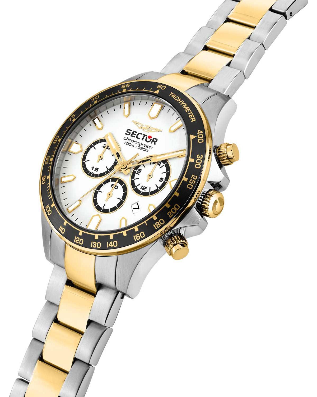 Ρολόι SECTOR 230 Chronograph Two Tone Stainless Steel Bracelet