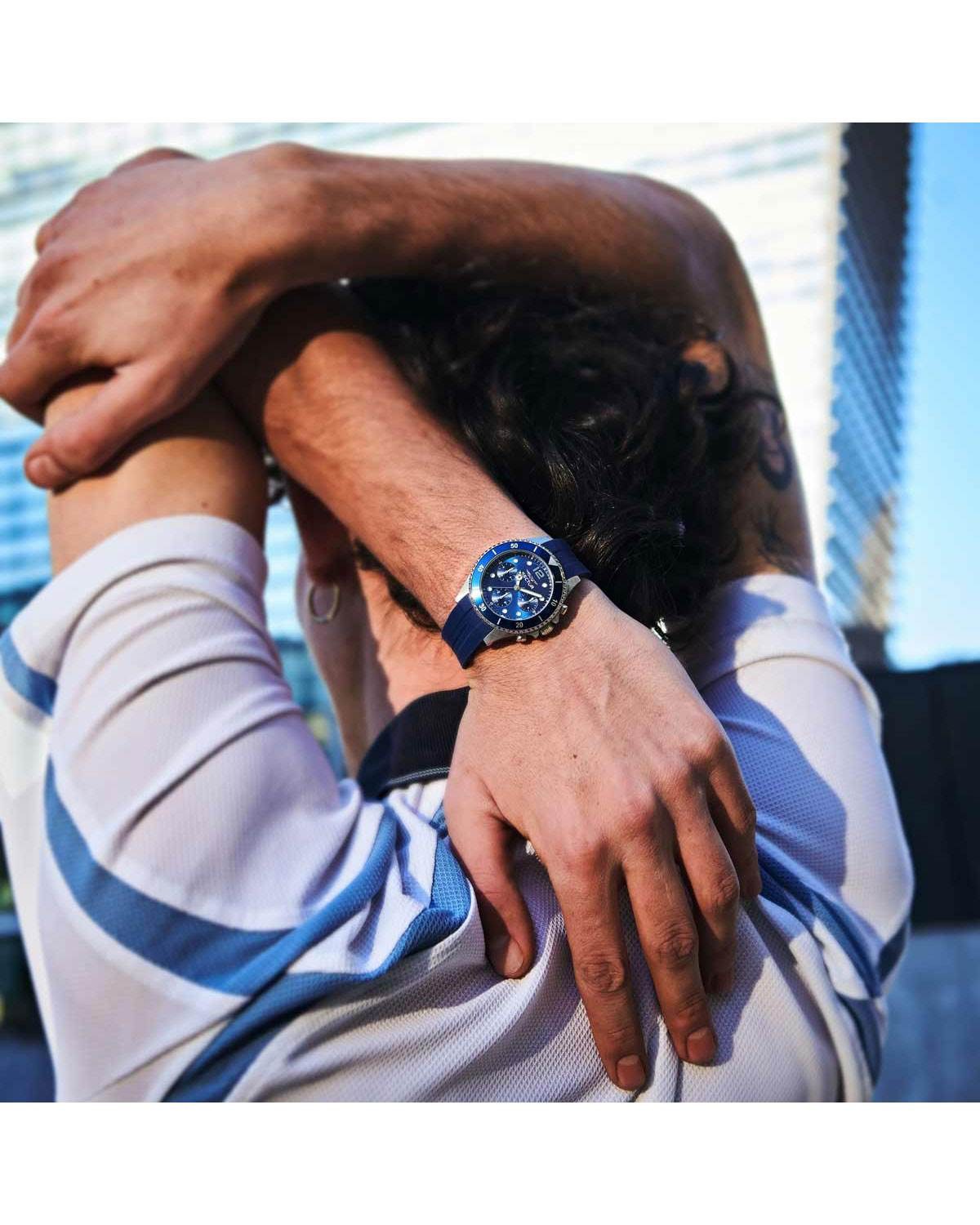 Ρολόι SECTOR 230 Chronograph Blue Plastic Strap
