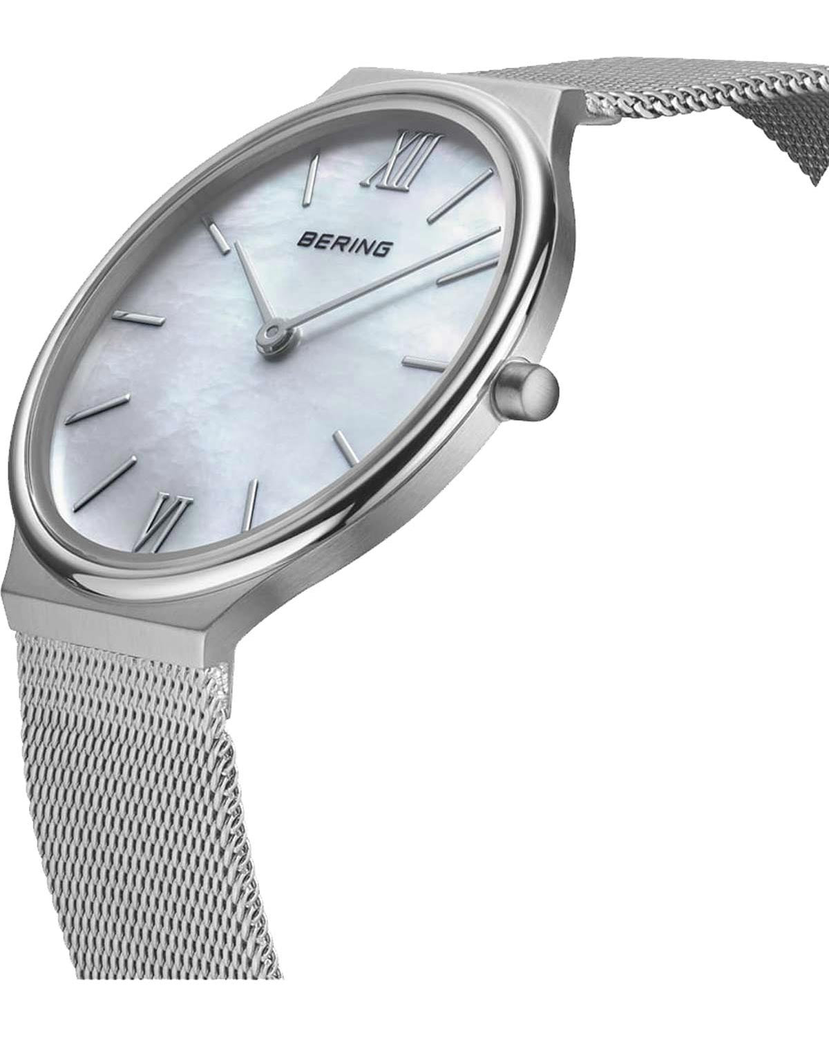 Γυναικείο ρολόι BERING Ultra Slim με ασημί μπρασελέ