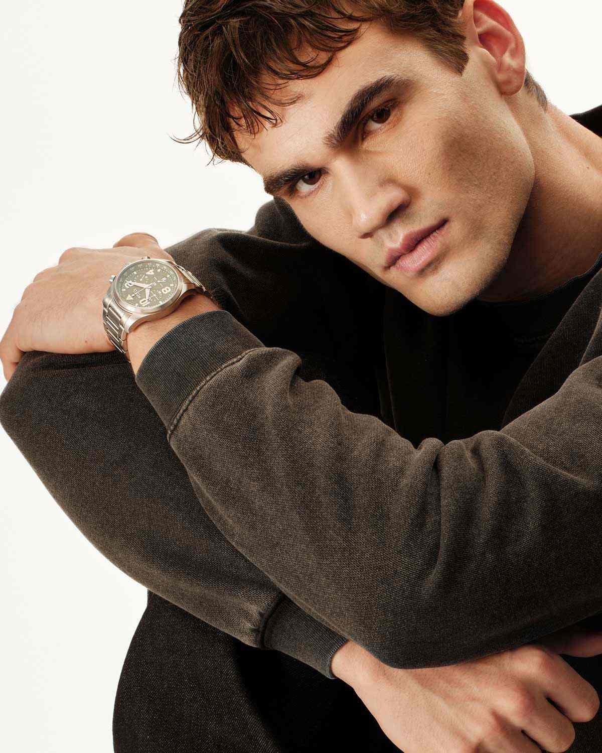 Ρολόι BREIL Tribe Recon Chronograph Silver Stainless Steel Bracelet