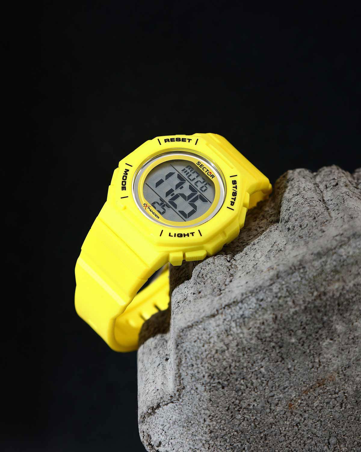 Ρολόι SECTOR EX-50 Chronograph Yellow Plastic Strap
