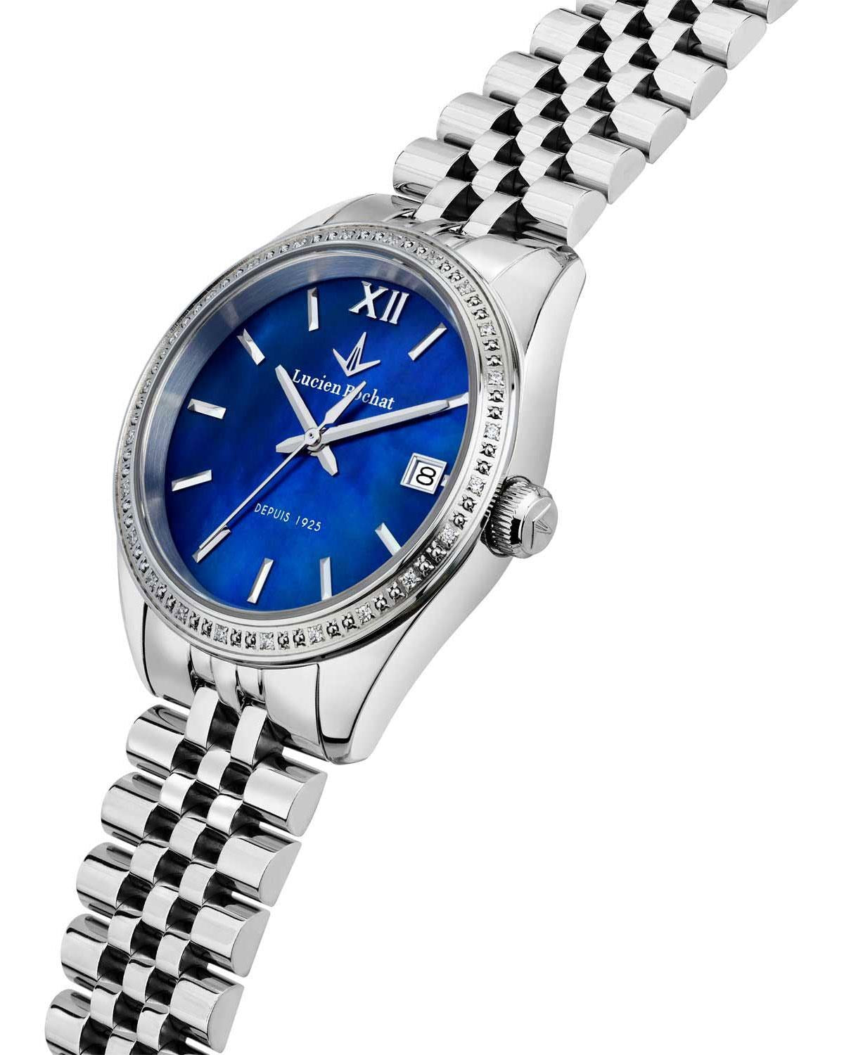 Ρολόι LUCIEN ROCHAT Madame Diamonds Silver Stainless Steel Bracelet