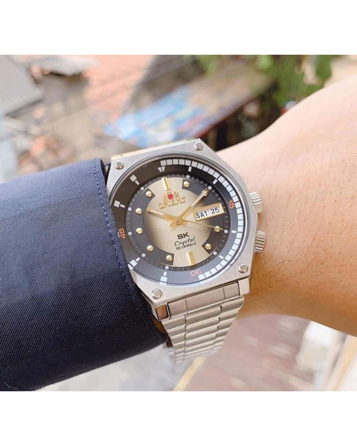 Ρολόι ORIENT Sports Automatic Silver Stainless Steel Bracelet