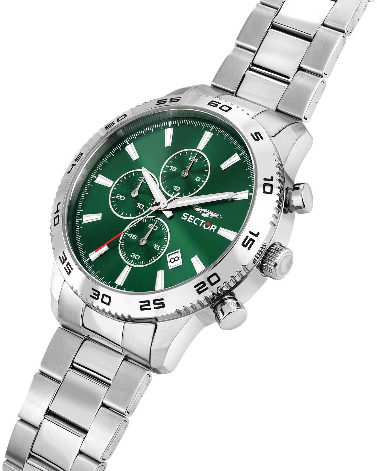 Ρολόι SECTOR 270 Chronograph Silver Stainless Steel Bracelet