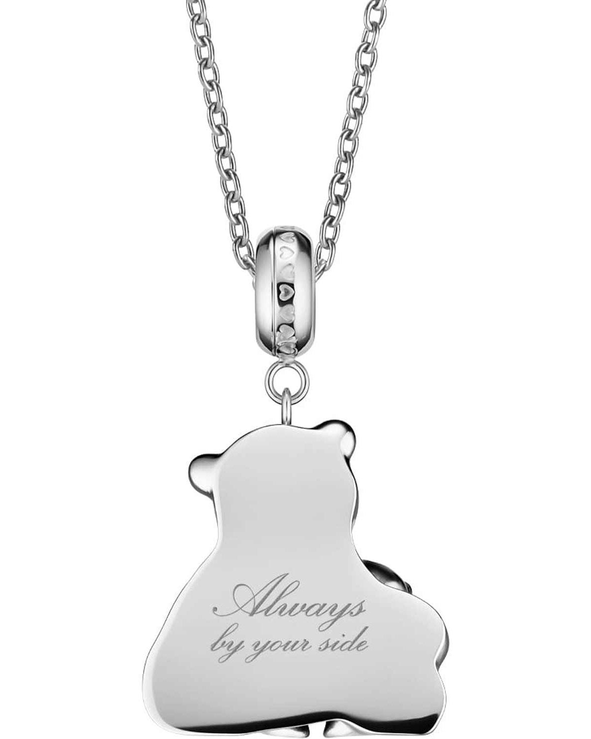 Κολιέ BERING Polar Animals "Polar Bear Mom silver"