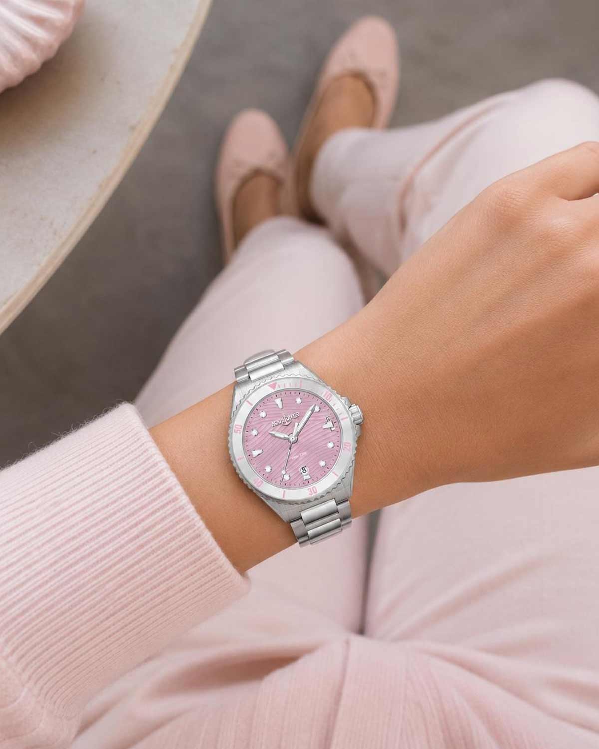 Ρολόι AQUADIVER Oceana Silver Stainless Steel Bracelet