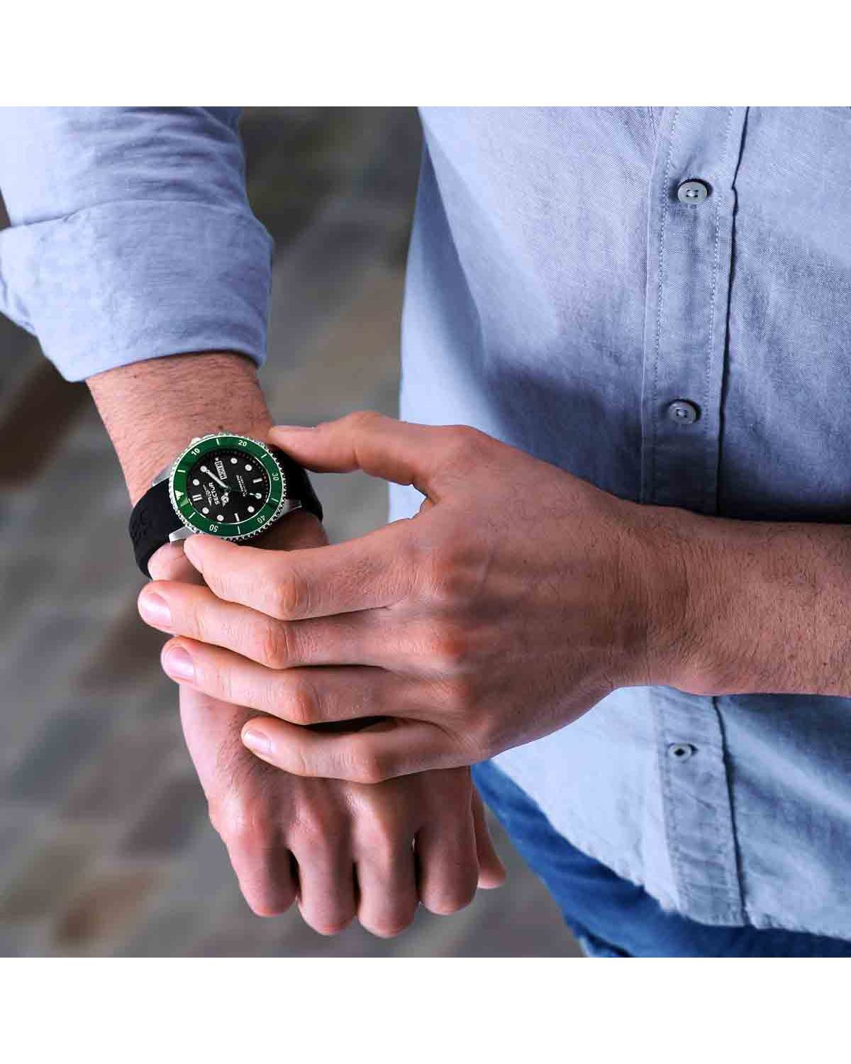 Ρολόι SECTOR 230 Automatic Black Silicone Strap