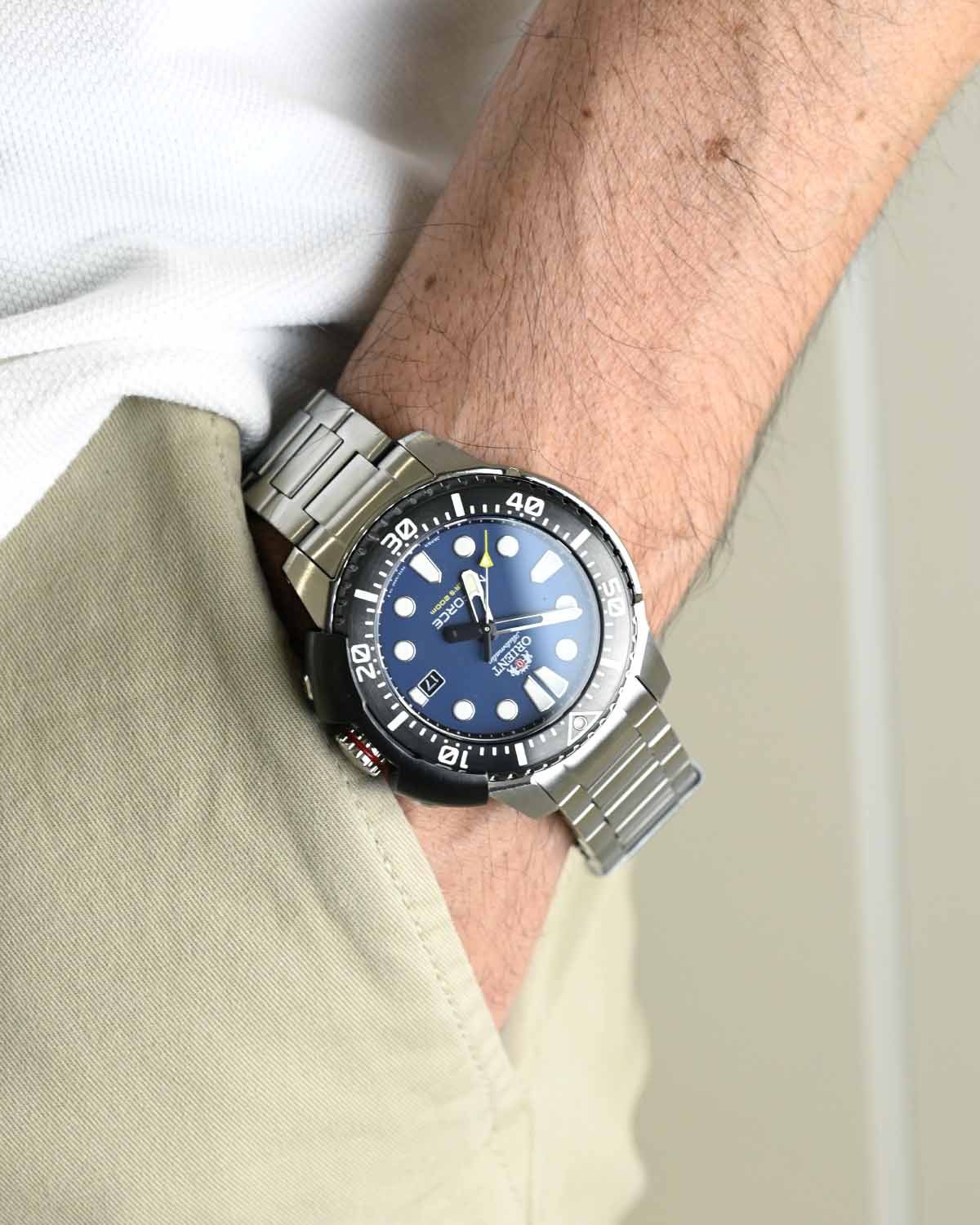 Ρολόι ORIENT Sports 2022 M-Force Automatic Silver Stainless Steel Bracelet