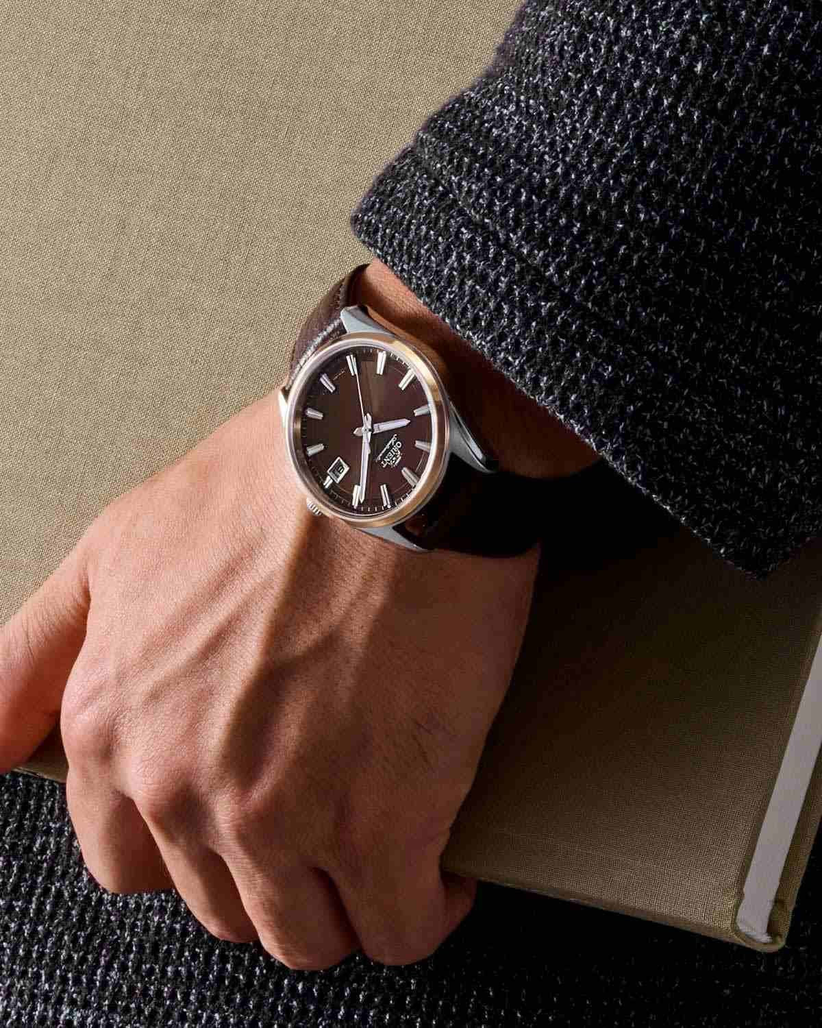 Ρολόι ORIENT Contemporary Stretto Automatic Brown Leather Strap