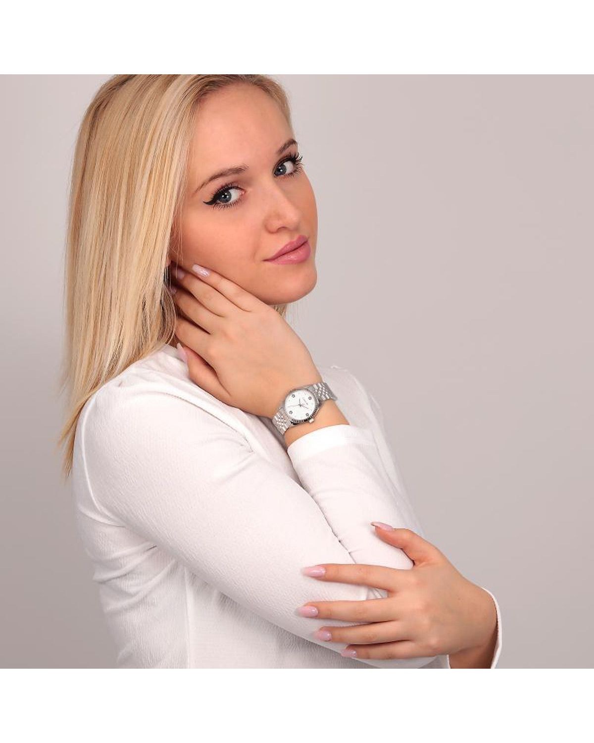 Ρολόι OUI&ME Coquette Diamonds Silver Stainless Steel Bracelet
