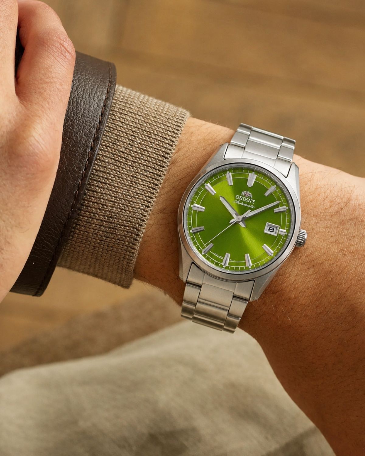 Ρολόι ORIENT Contemporary Stretto αυτόματο με μπρασελέ από ανοξείδωτο ατσάλι