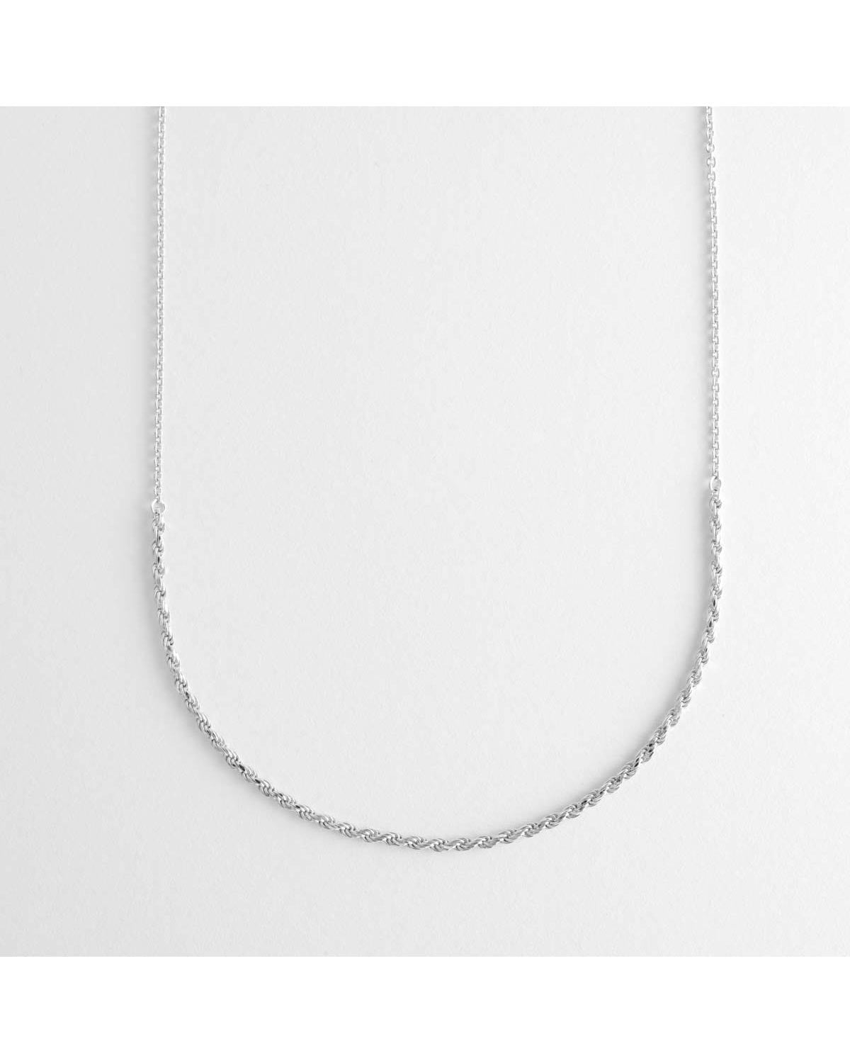 Κολιέ ESPRIT Cord από επιροδιωμένο Ασήμι 925