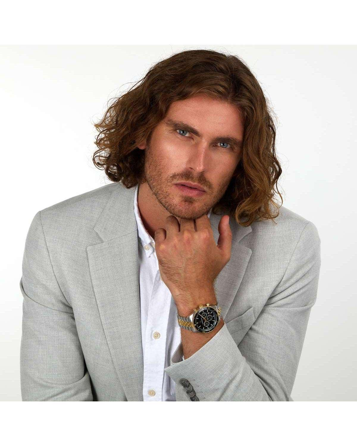 Ρολόι LUCIEN ROCHAT Leman Chronograph Two Tone Stainless Steel Bracelet