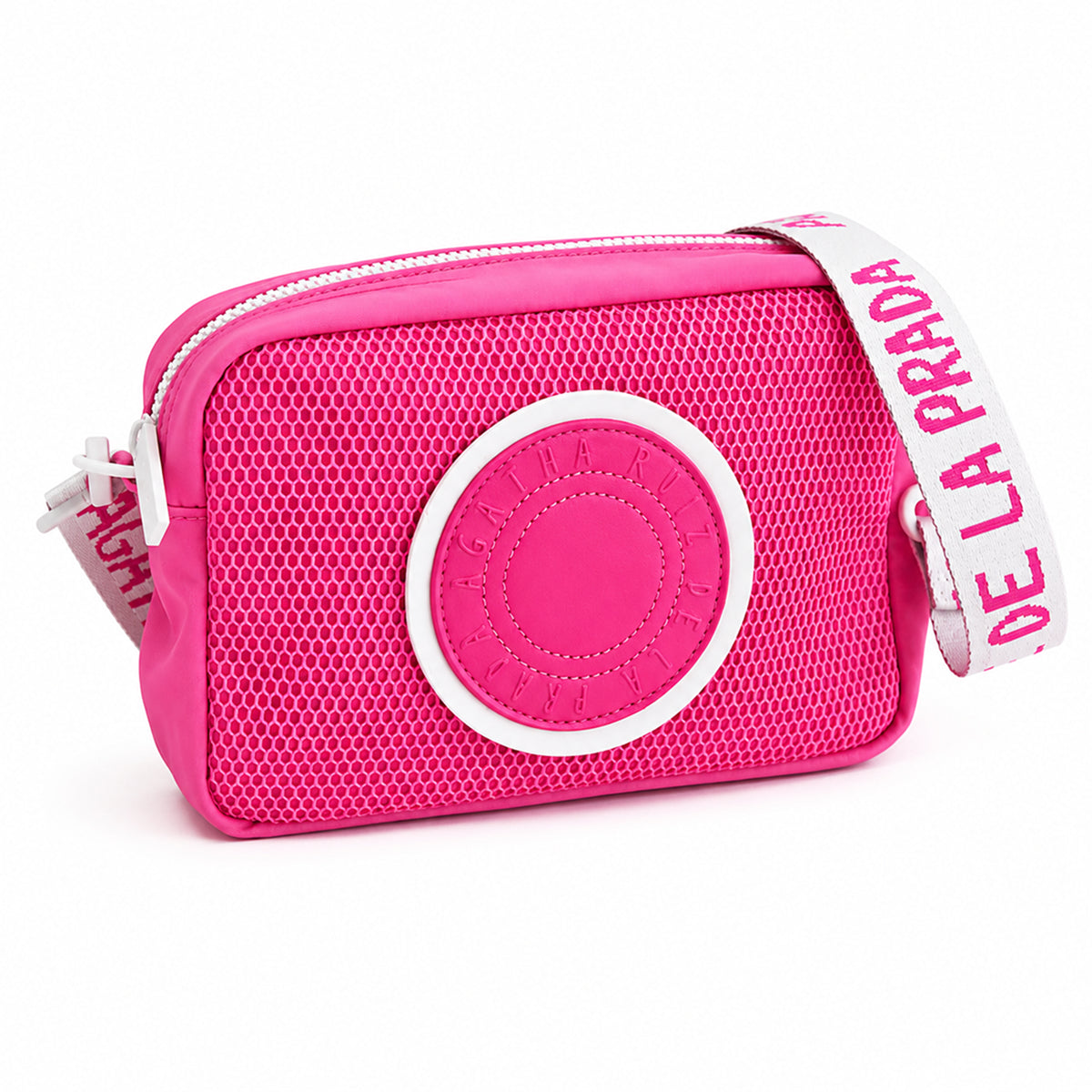 Agatha Ruiz De La Prada Fuchsia Mesh Shoulder Bag