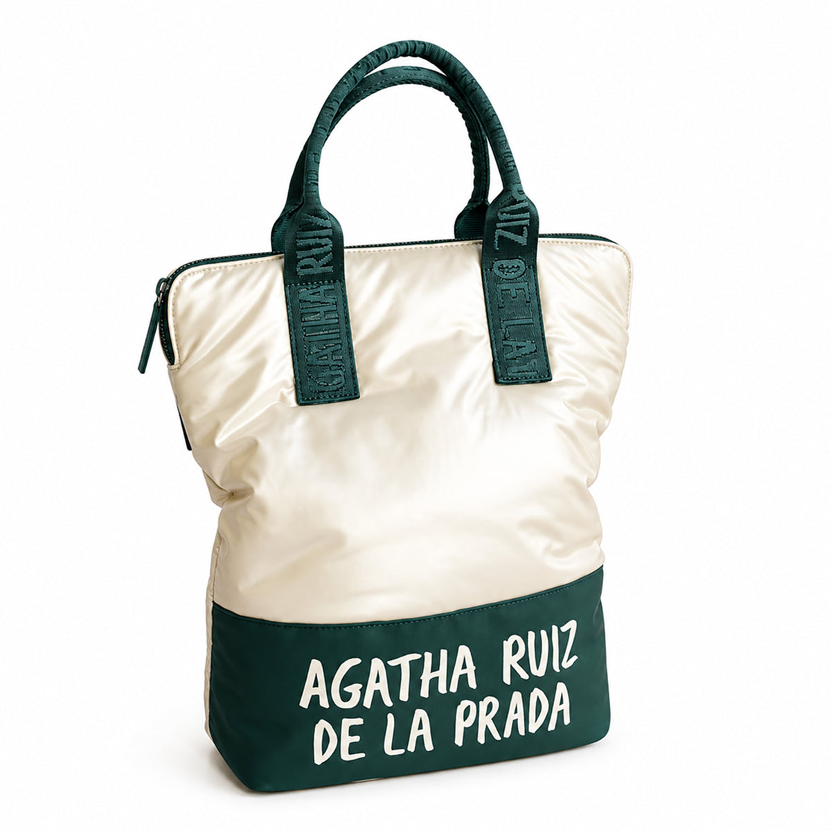 Agatha Ruiz De La Prada Green Contrast Backpack