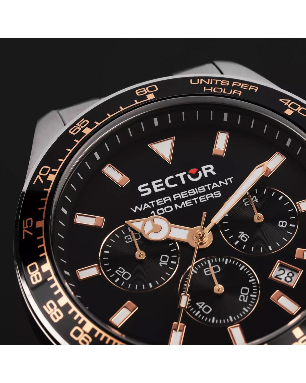 Ρολόι SECTOR 230 Chronograph Two Tone Stainless Steel Bracelet