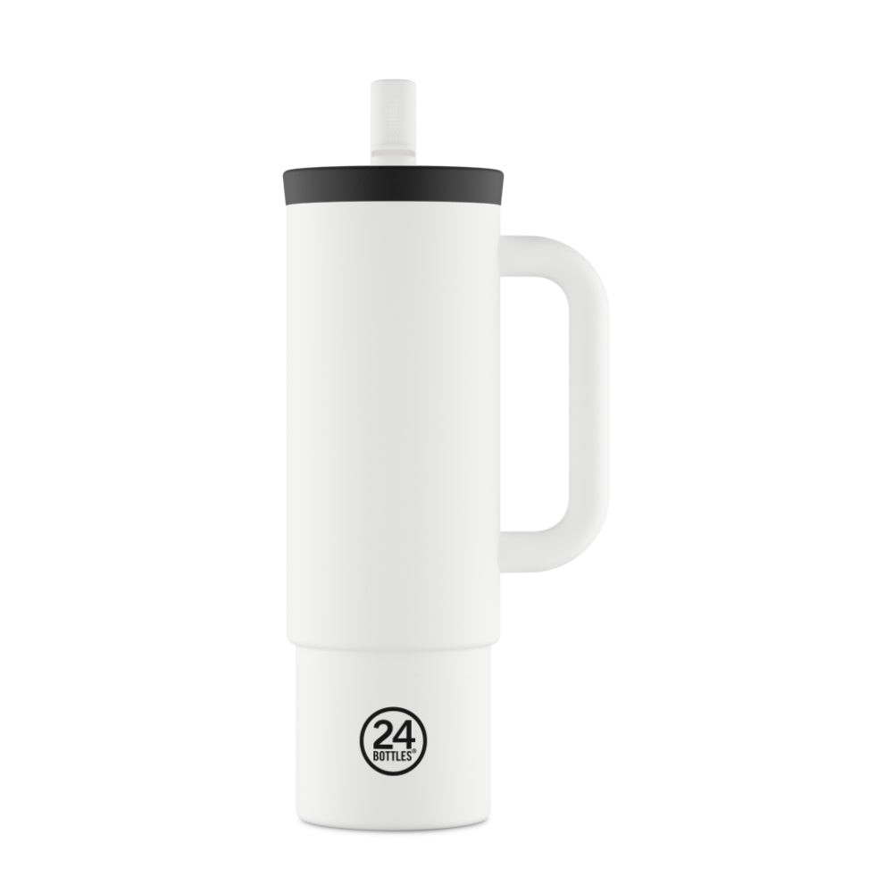 24BOTTLES Straw Cup 800ml Ice White