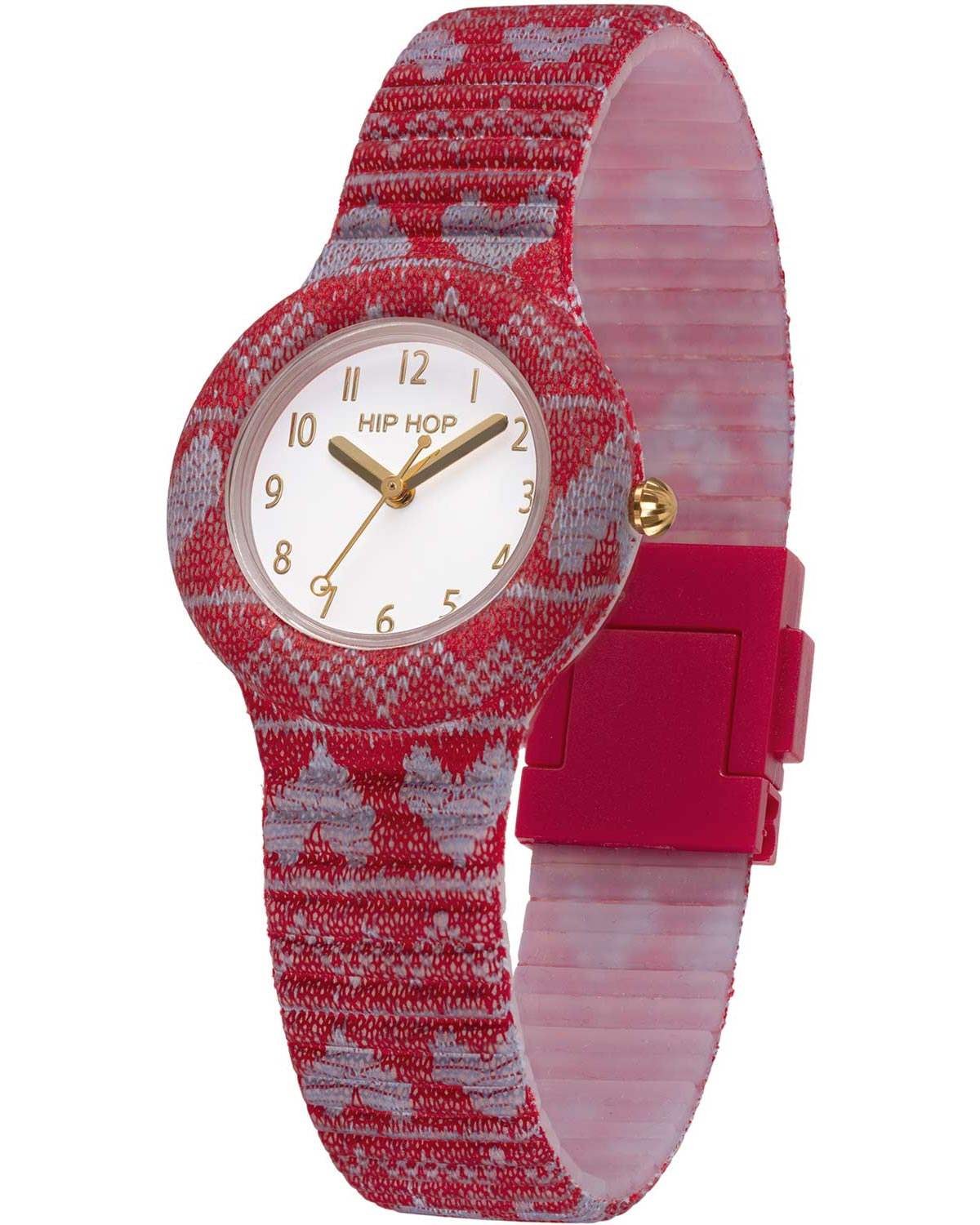 Ρολόι HIP HOP x La Methode Love Me Yes Combined Materials Strap Special Edition