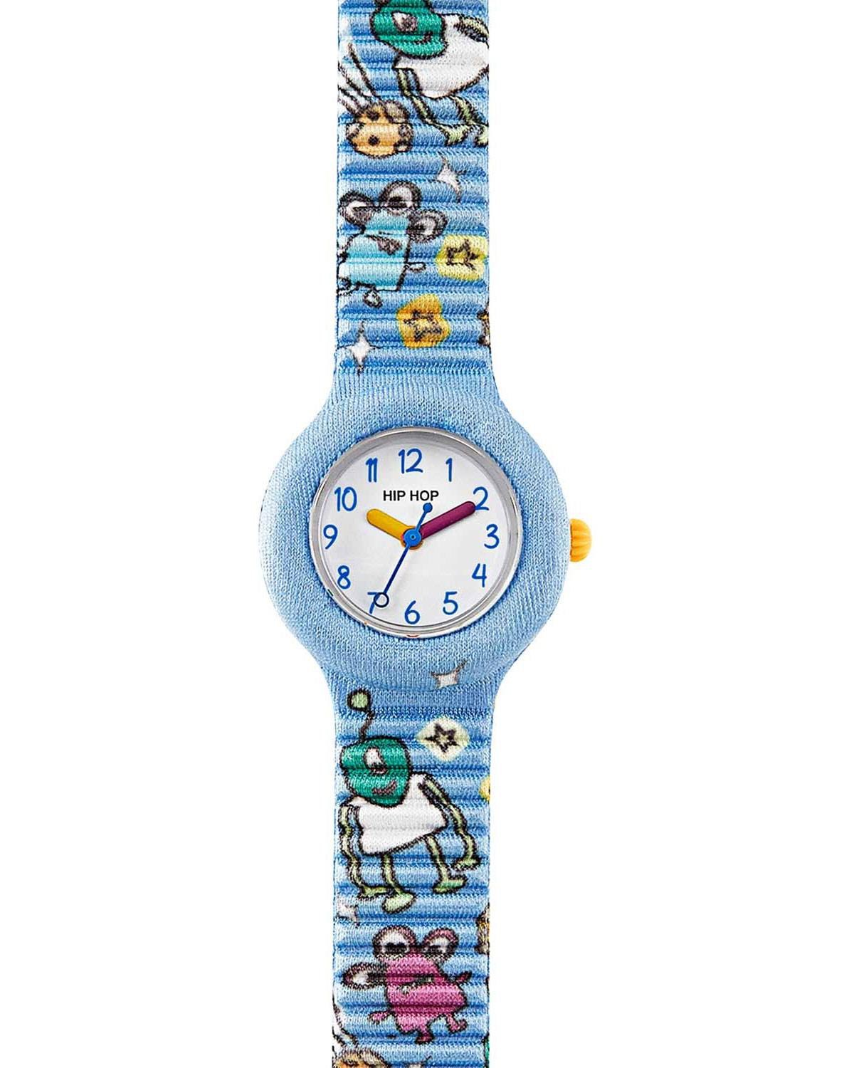 Παιδικό ρολόι HIP HOP Kids Fun Aliens White Combined Materials Strap