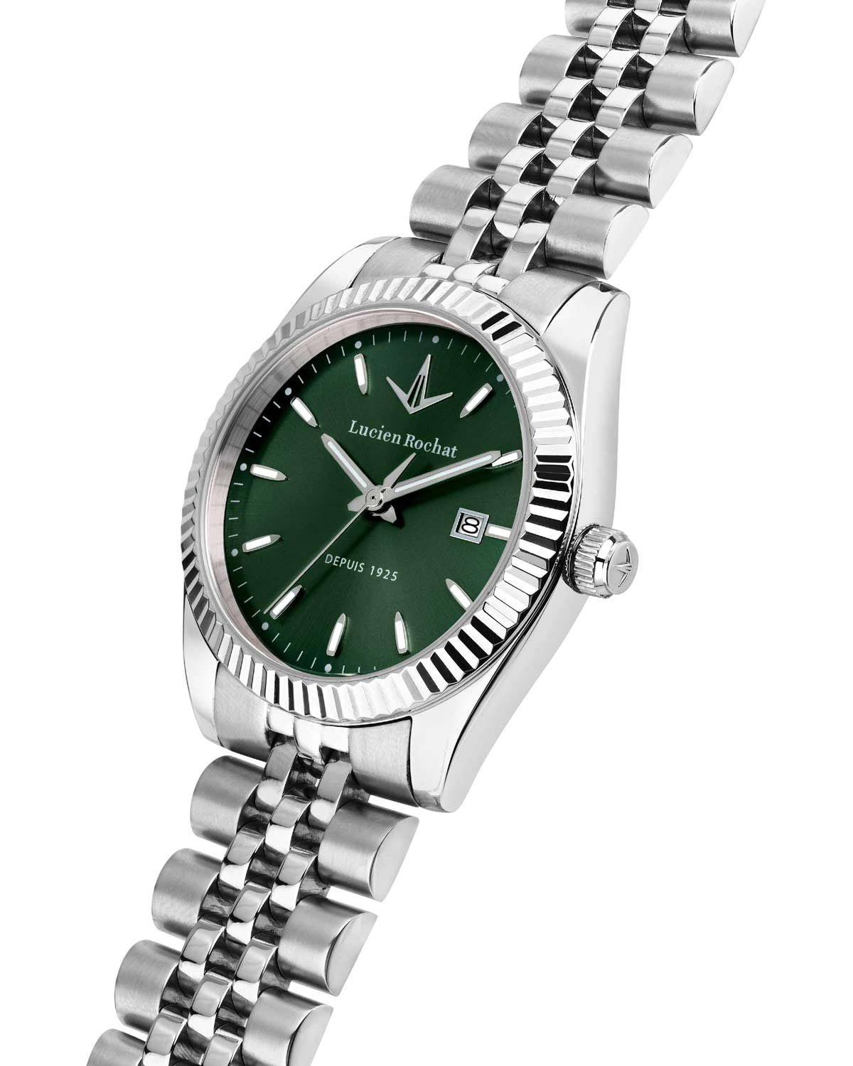 Ρολόι LUCIEN ROCHAT Bienne Silver Stainless Steel Bracelet
