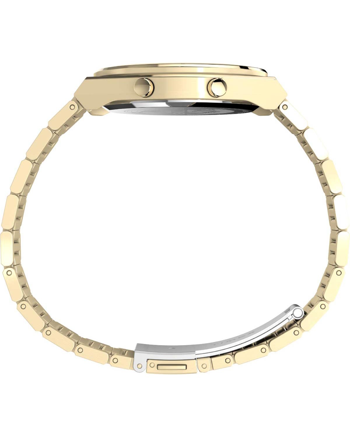 Ρολόι TIMEX Q Timex Chronograph Gold Stainless Steel Bracelet