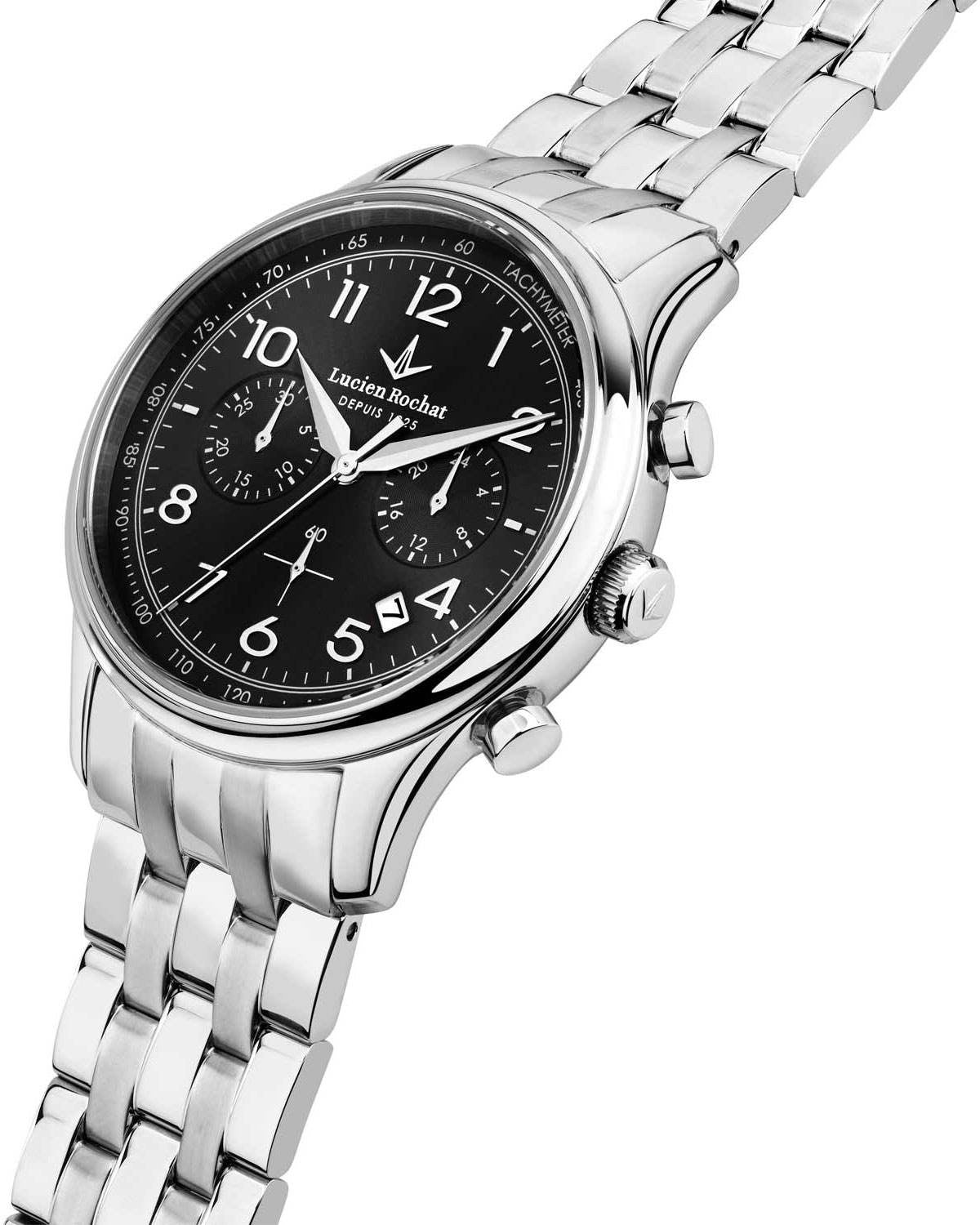 Ρολόι LUCIEN ROCHAT Montreux Chronograph Silver Stainless Steel Bracelet
